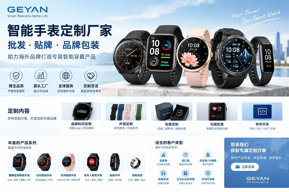 智能手表定制厂家